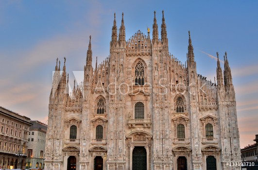 Bild på The great Milan Cathedral in the Gothic style